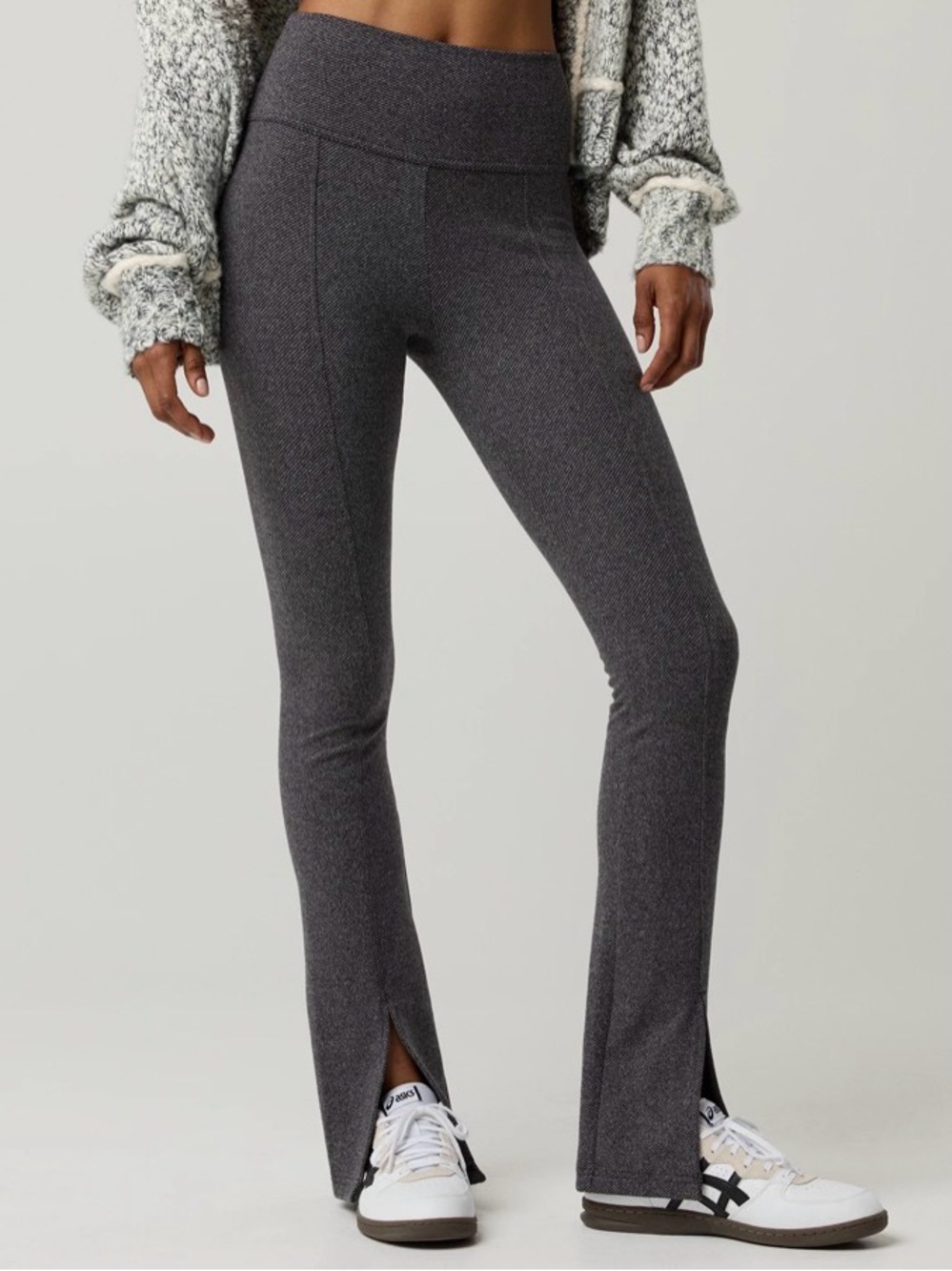 Aerie Jacquard Twill Mini Flare Leggings